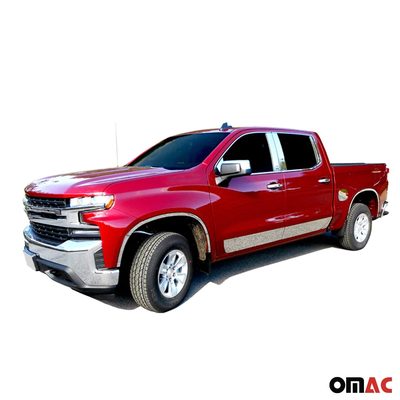 2019-2025 Chevrolet Silverado Stainless Gas Cap Door Trim 1 Pc GC59170 QAA