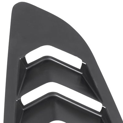 2015-2018 Ford Mustang Glossy Black ABS 5 Vent Style Quarter Window Louvers