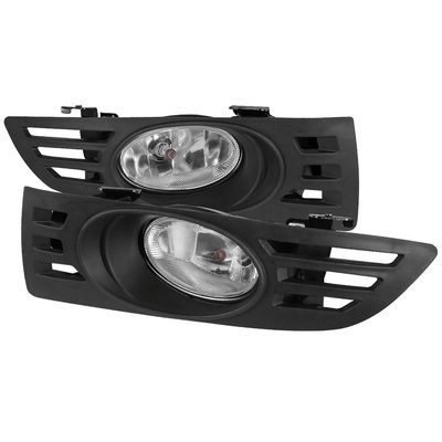 2003-2005 Honda Accord Coupe H11 Fog Lights Kit Chrome Housing/Clear Lens