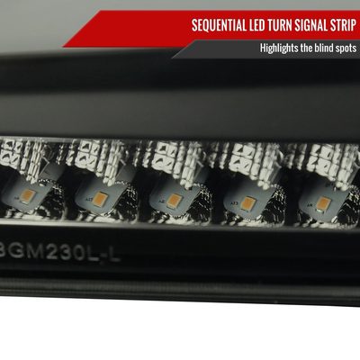 2004-2012 Chevy Colorado/ Canyon LED Bumper Corner Signal Lights Black Smoke