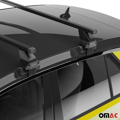 1996-2001 Audi A4 Sedan Roof Rack Cross Bars Black