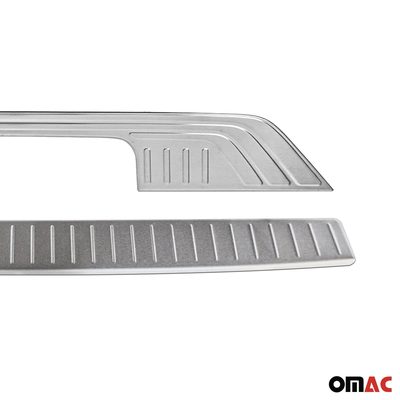 Rear Bumper Guard & Trunk Sill Cover Set for Mercedes Metris 2016-2024 Brushed