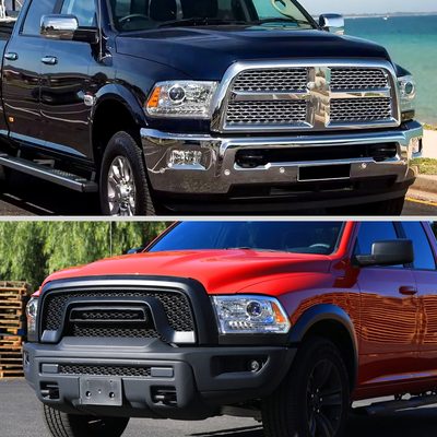 2013-2018 RAM 1500 2500 3500 Sequential LED Signal Projector Headlights Chrome