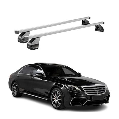 2014-2020 Mercedes S Class W222 Sedan Roof Rack Cross Bars Silver