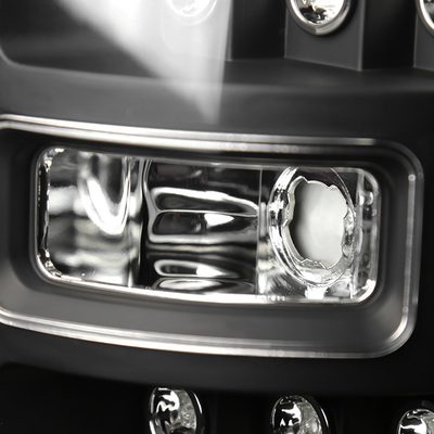 2009-2014 Ford F-150 LED Tail Lights Matte Black Housing/Clear Lens