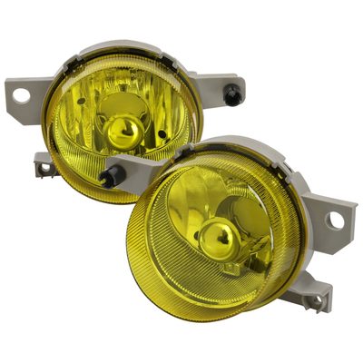 1993-1997 Honda Civic Del Sol Fog Lights Chrome Housing/Yellow Lens