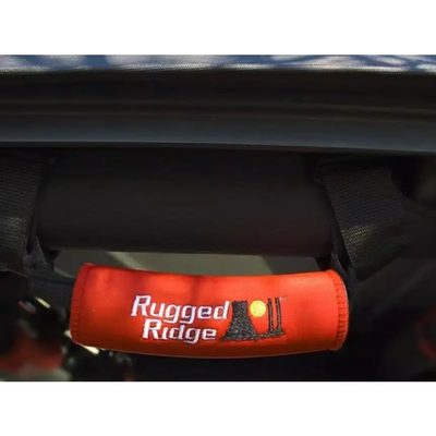 Agarraderas de Neopreno Rugged Ridge para Wrangler JK / JL / Gladiator Rojas (Par)