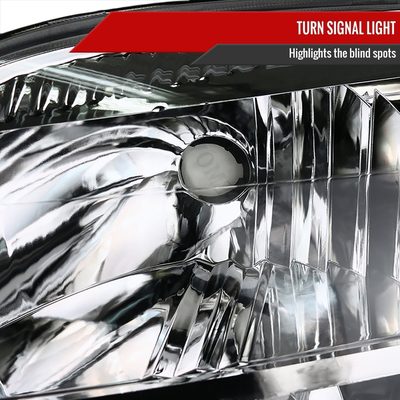2007-2014 GMC Yukon/Yukon XL 1500/2500 Projector Headlights Chrome/Clear Lens