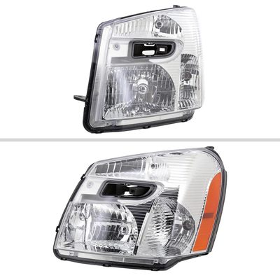 2005-2009 Chevy Equinox Factory Headlights w/Amber Reflector Chrome/Clear