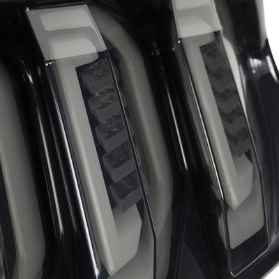 2015-2023 Ford Mustang Sequential Signal LED Tail Lights Glossy Black/Smoke