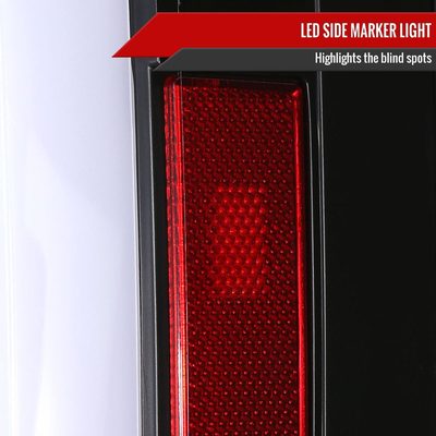 2007-2014 Chevy Tahoe/Suburban/Yukon/Denali LED Signal Tail Lights Matt Black