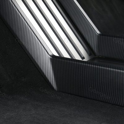 [Carbon Fiber Pattern ABS] Lower Console Protection Trim Cover For Cybertruck