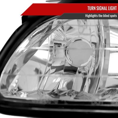 1997-1999 Oldsmobile Cutlass /Chevy Malibu /Classic Factory Headlights Chrome