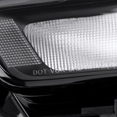 2019-2024 Dodge RAM 2500/3500/4500/5500 Factory Headlights Matt Black/Clear