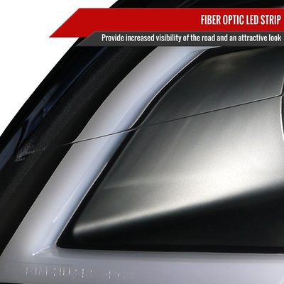 2006-2013 Chevy Impala / Impala Limited /Monte Carlo LED Bar Headlights Black