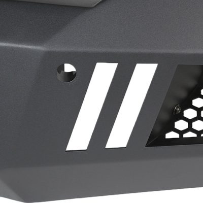 2014-2015 Chevy Silverado 1500 Heavy Duty Steel Front Bumper LED Light Ports