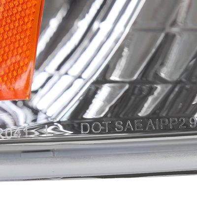 1997-2004 Ford F-150/Expedition Corner Lights Chrome Housing/Clear Lens