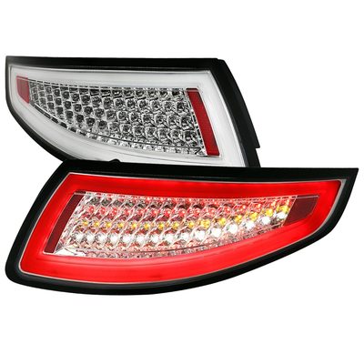 2005-2008 Porsche 911 997 / 2007-2009 911 997 GT3 LED Tail Lights Chrome/Clear