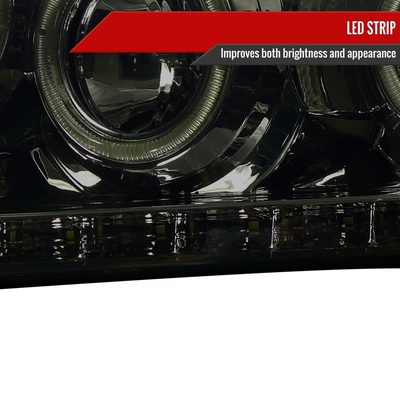 2004-2008 Ford F-150/ 06-2008 Lincoln Mark LT Dual Halo Headlights LED Light
