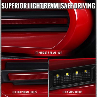 For Chevrolet Camaro 2016-2018 Full LED Tail Light Sequential Signal For OE LED