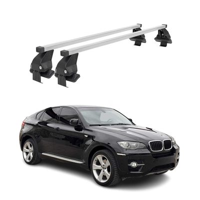 2008-2014 BMW X6 E71 & E72 Roof Rack Cross Bars Silver