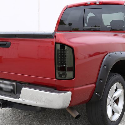2007-2009 Dodge RAM LED Tail Lights Chrome Housing/Smoke Lens