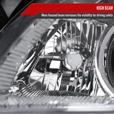 2010-2012 Nissan Altima Sedan Clear Factory Crystal Headlights - Driver Side