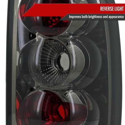 2000-2006 Chevy Suburban/Tahoe GMC Yukon/Yukon XL Tail Lights Chrome/Smoke