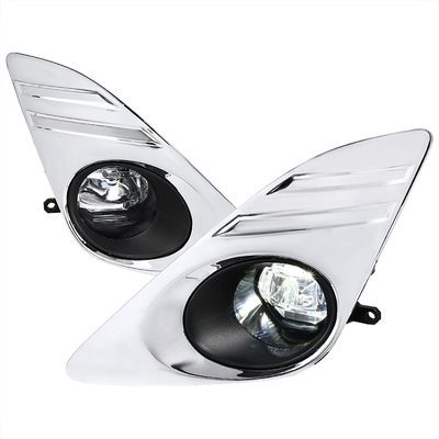 2012-2014 Toyota Camry SMD LED Fog Lights Switch & Chrome Bezels