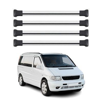 2010-2014 Mercedes Vito W639 Roof Rack Cross Bars 4Pcs Silver