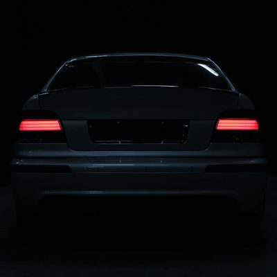 2001-2003 BMW E39 5 Series Sedan LED Tail Lights Chrome Housing/Smoke Lens