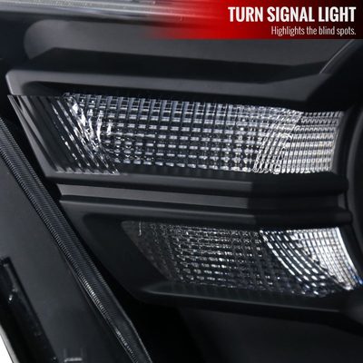 2010-2014 Ford Mustang Retrofit Style Projector Headlights Matte Black/Clear