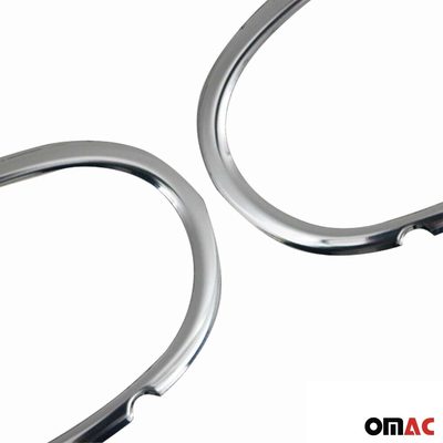 Fog Light Lamp Bezel Cover for Mercedes Sprinter W906 2013-18 S.Steel Chrome 2x