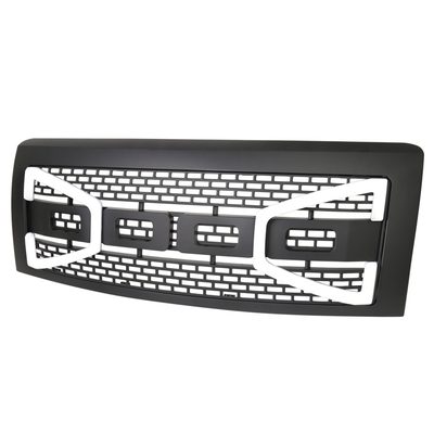 2009-2014 Ford F-150 Black Raptor Style Mesh Grille with LED Light Bar