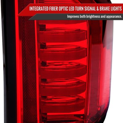2019-2023 Chevy Silverado 1500 /2500HD/3500HD LED Tail Lights Chrome/Red