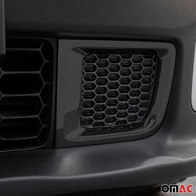2015-2018 Jeep Renegade Front Bumper Trim Molding Dark 2 Pcs
