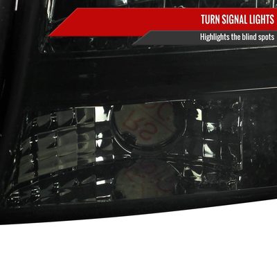 1997-2004 Dodge Dakota/98-2003 Durango Crystal Headlights Amber Reflector Smoke