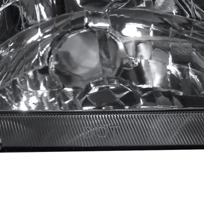 1998-2000 Toyota Corolla Factory Crystal Headlights Corner Lights&Bulbs Black