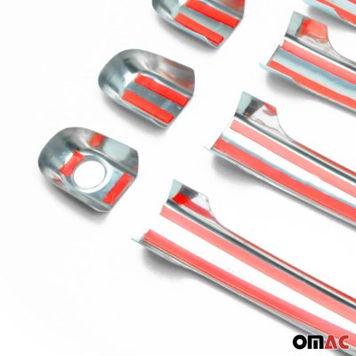 2006-2011 Hyundai Accent Sedan Car Door Handle Cover Protector Stainless Steel 8 Pcs