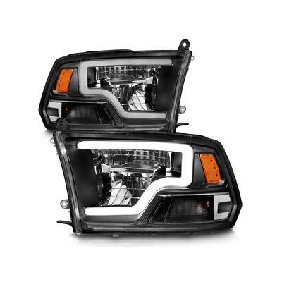 Anzo Black Crystal U-Bar Headlights 111539