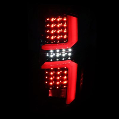 2007-2013 Chevy Silverado 1500 2500HD/3500HD LED Tail Lights Red Jet Black
