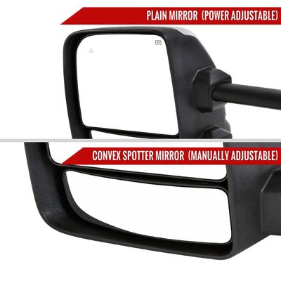 2016-2022 Nissan Titan BSM Memory Fuction & Manually Chrome Towing Mirrors