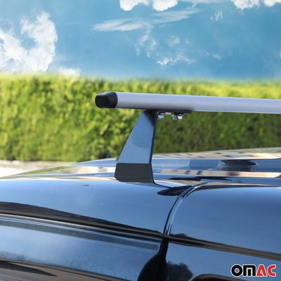 2013-2021 Nissan NV200 Roof Rack Cross Bars Luggage Carrier Steel Silver 3 Pcs