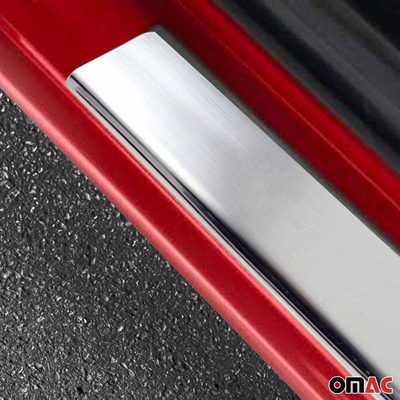 2010-2013 Ford Transit Connect Door Sill Scuff Plate Scratch Protector Stainless Steel