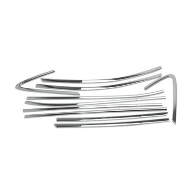 2010-2015 Hyundai Tucson Window Molding Trim Streamer Stainless Steel Silver 10 Pcs