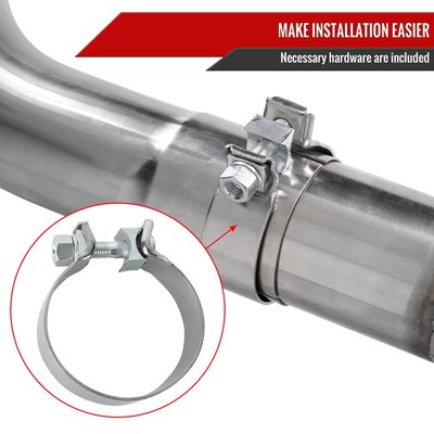 2015-2022 Subaru WRX STI 4" Quad Tip Stainless Steel Catback Exhaust System