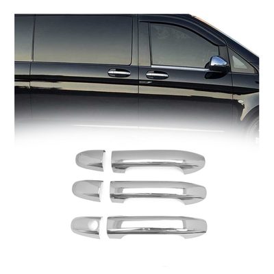 2016-2024 Mercedes Metris Car Door Handle Cover Protector Stainless Steel 6x