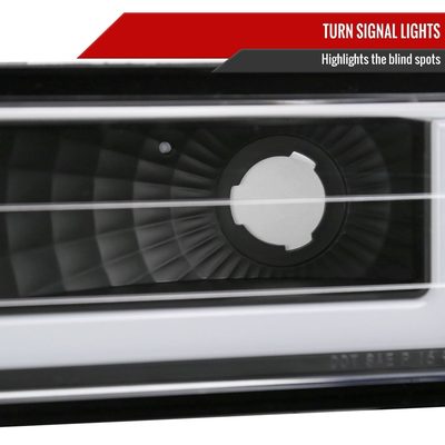 1994-1998 Chevy C10 C/K Tahoe Suburban LED Headlights &Corner Lights Black
