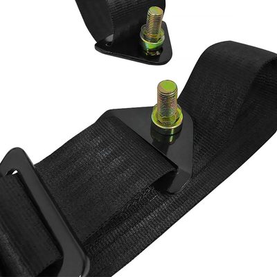 Universal Black 4 Point Racing Seat Belt Buckle Safety Harness