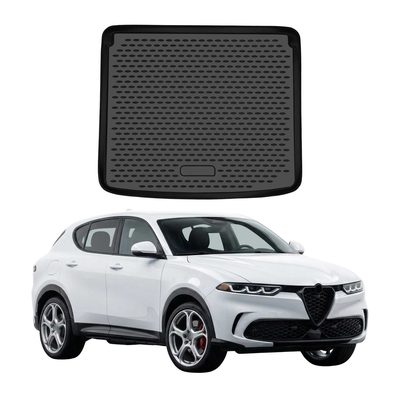 OMAC Cargo Mats Liner for Alfa Romeo Tonale 2023-2026 Upper Trunk Mat TPE Black